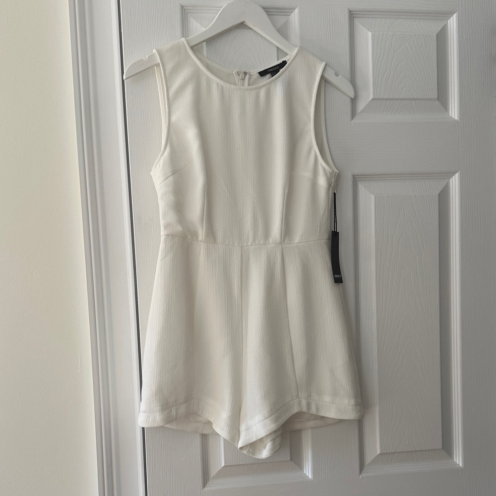 Forever 21 Cream Women's romper